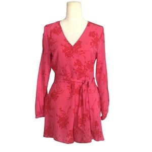 H&M Pink Floral Jumpsuit